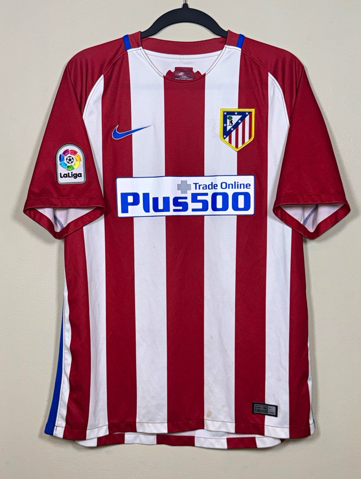 Nike Atletico Madrid 2016–17 Home Jersey Fernando Torres #9 - 808308-649 - Large