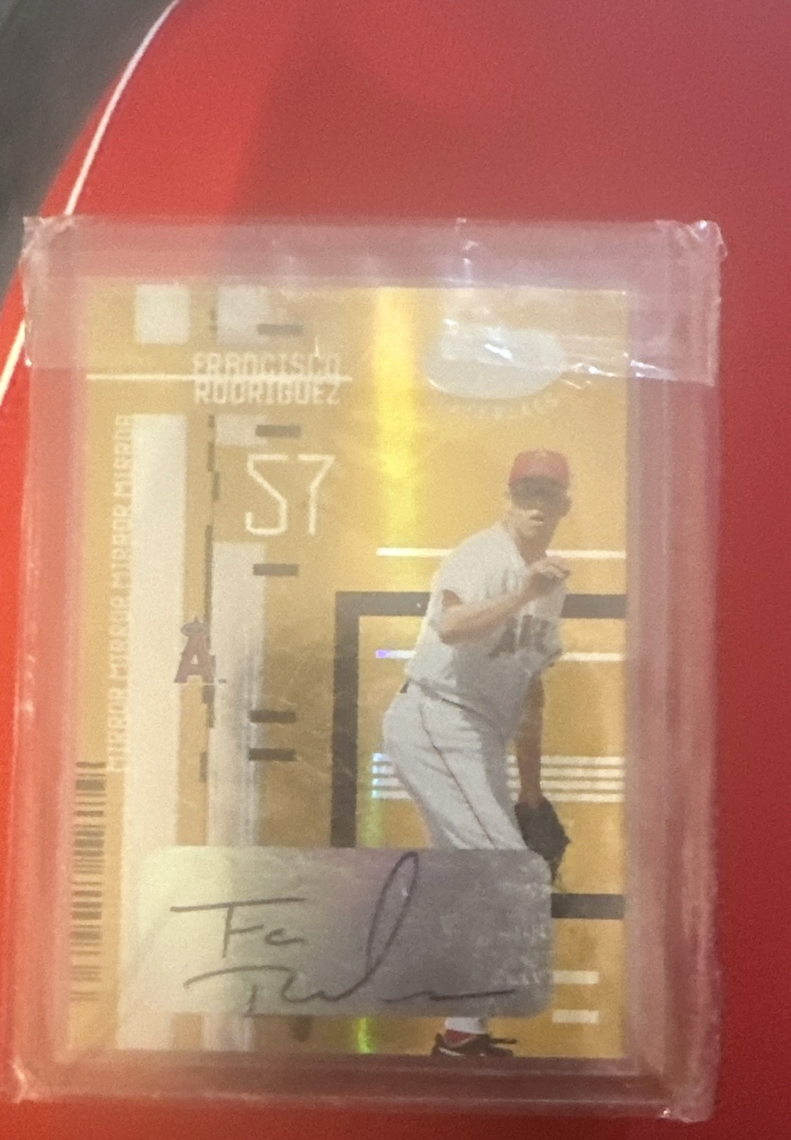 2005 Leaf Certified MaterialsFranciscoRodriguez43 MirrorGold MaterialsJerseys 25 2005 Leaf Certified MaterialsFranciscoRodriguez43 MirrorGold MaterialsJerseys 25