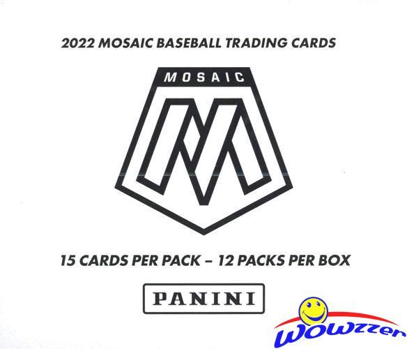 2022 Panini Mosaic BASEBALL EXCLUSIVE MASSIVE JUMBO FAT CELLO Box-180 Cards