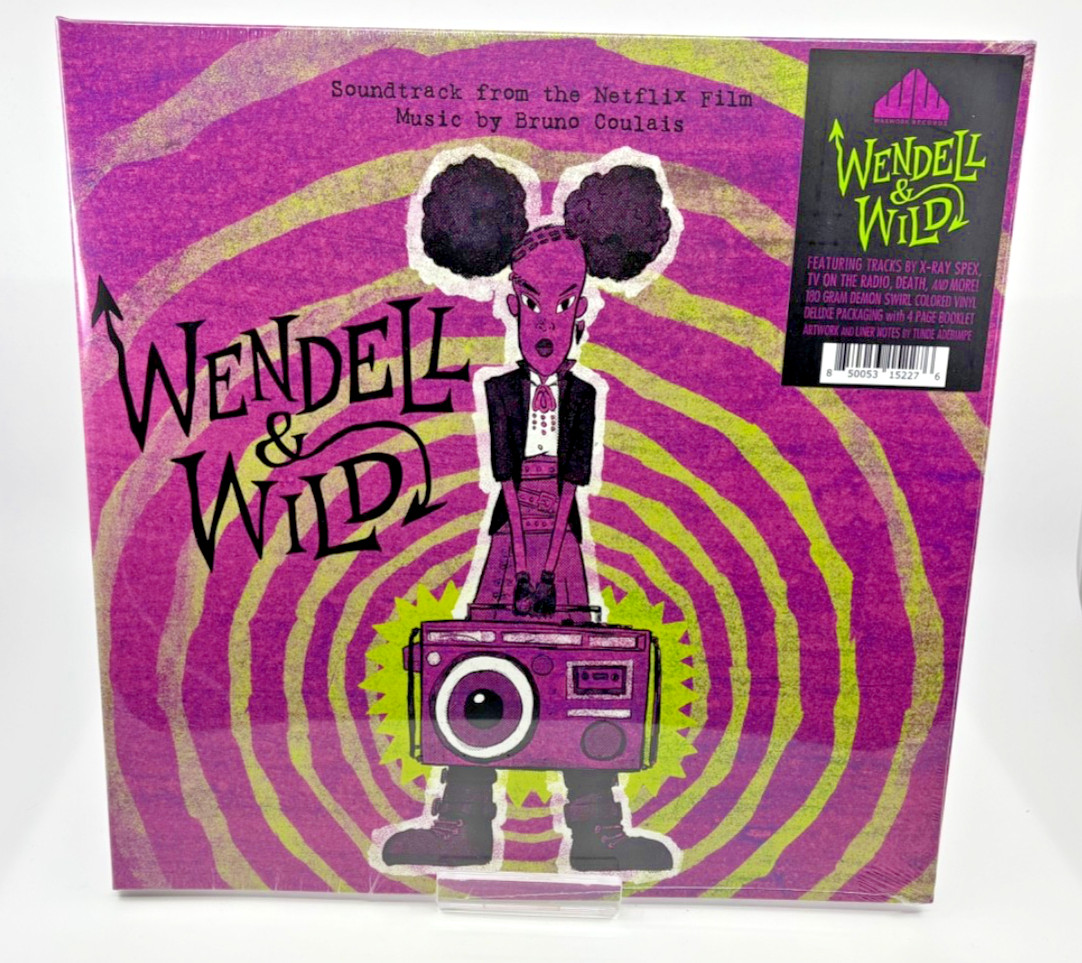 Bruno Coulais - Wendell & Wild (Soundtrack) - New Sealed Swirl Colored Vinyl