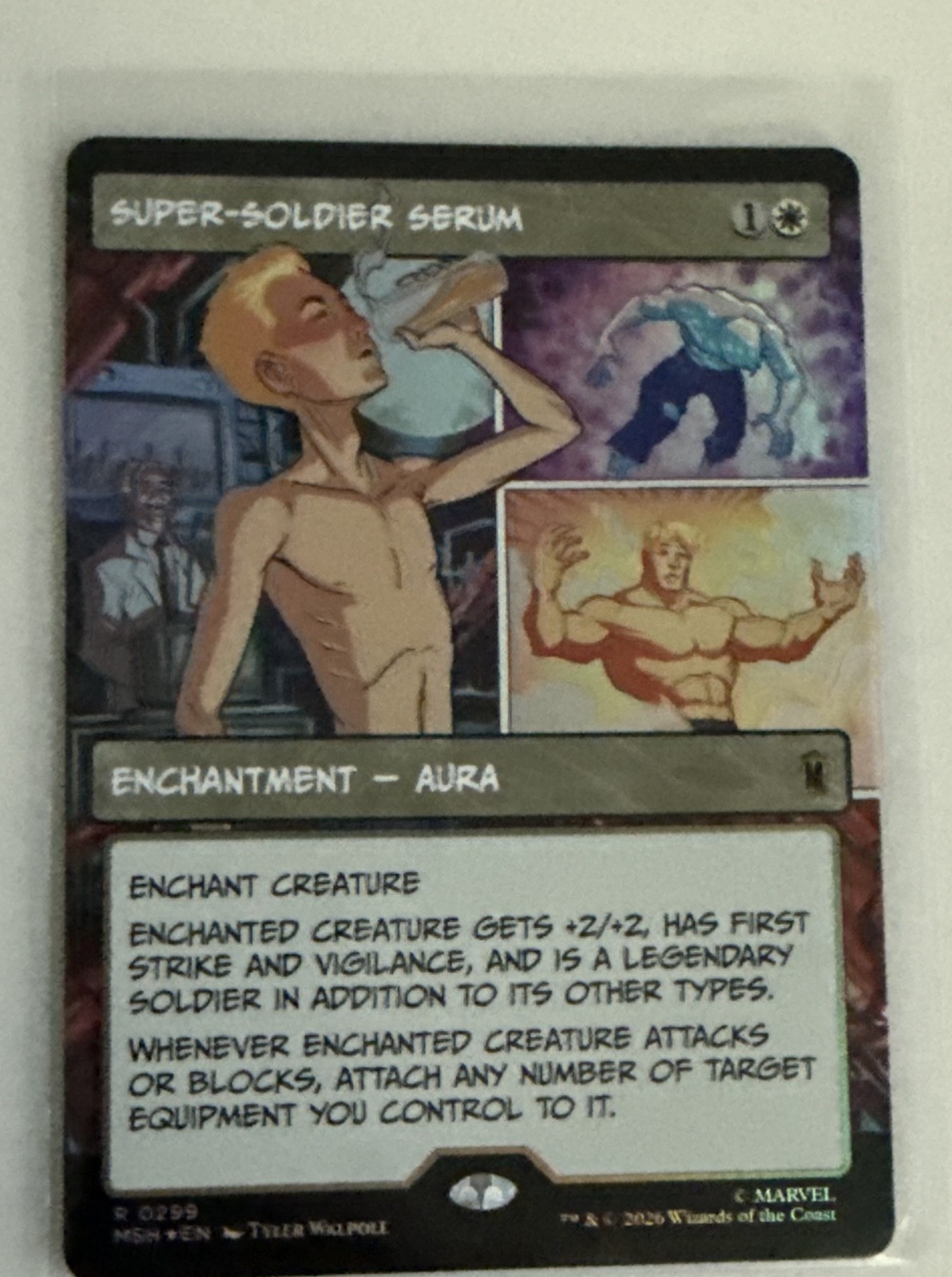 Super-Soldier Serum (Borderless) Marvel Super Heroes Foil