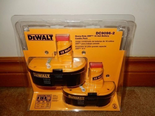 2 Pack Dewalt OEM DC9096-2 18V XRP 2.4 Ah Battery New In Pack Tool Batteries US