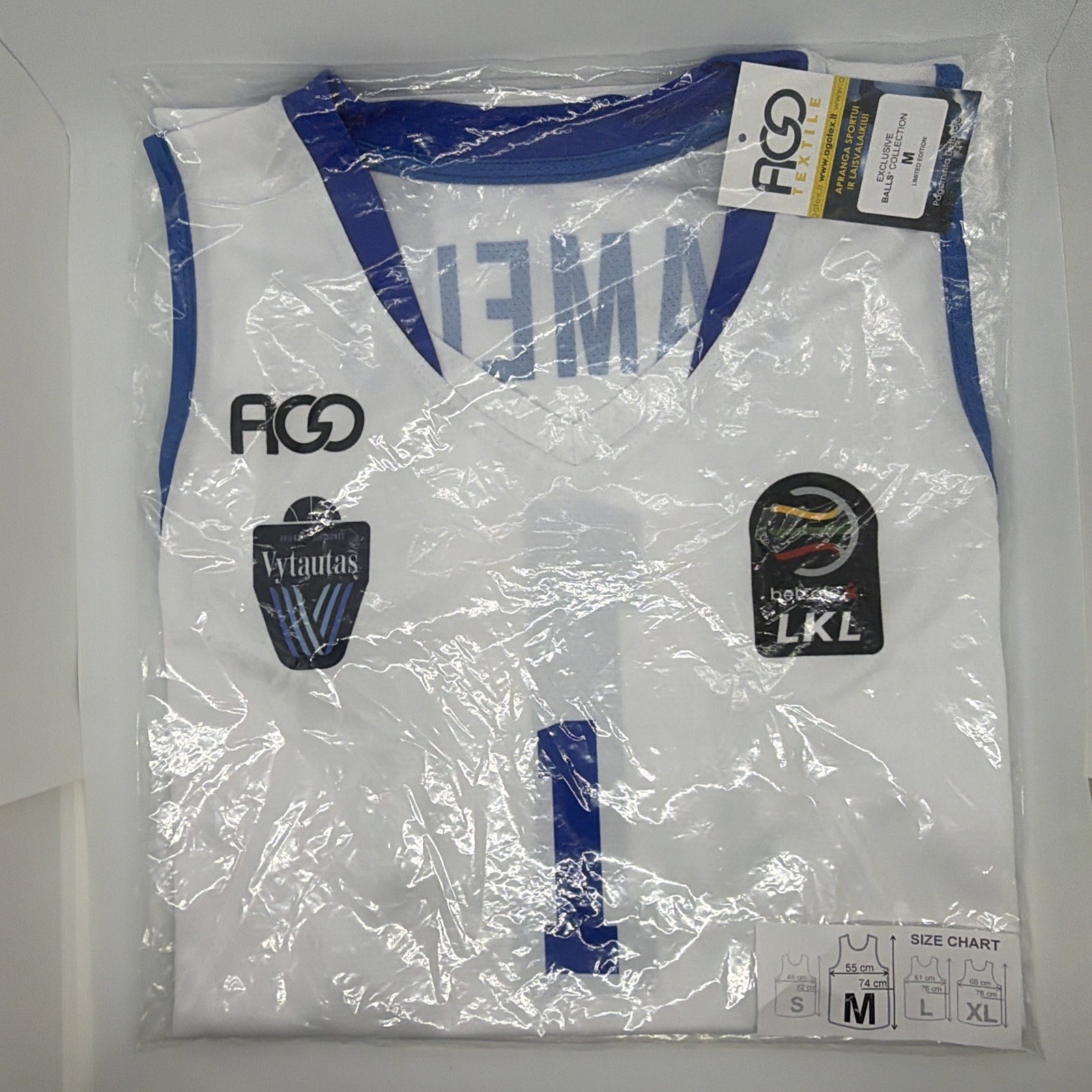 LaMelo Ball Pro Debut 1st Edition Limited 1/3000 Lithuanian Vytautas Jersey 2018
