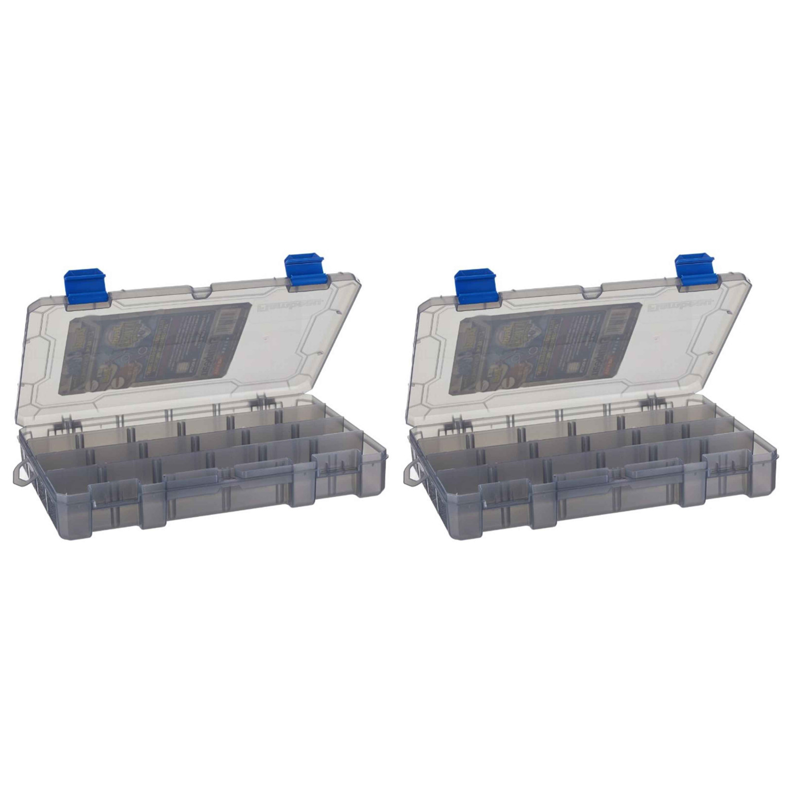 Flambeau Outdoors Zerust Max Tuff Trainer Fishing Tackle Box 2 Pack