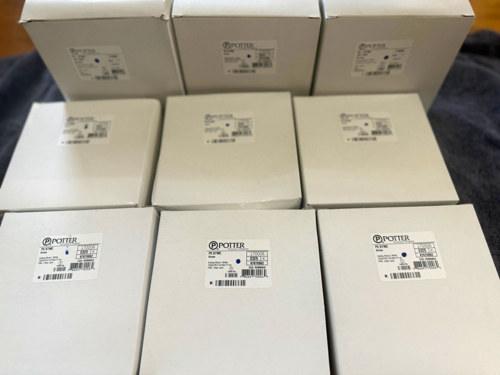 The Potter PE-STWC (the ceiling-mount LED strobe