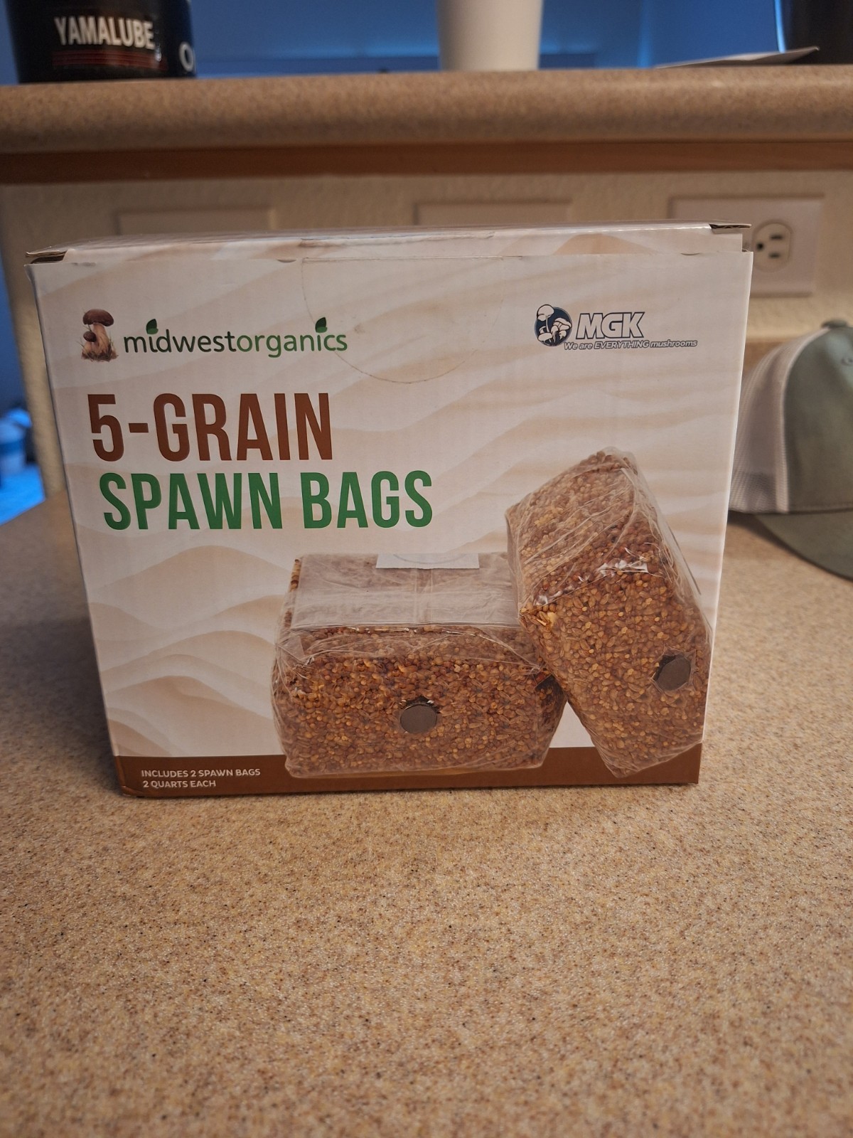 Premium 5-Grain Mushroom Spawn Bags | Sterilized Grain Bags | Injection Ports