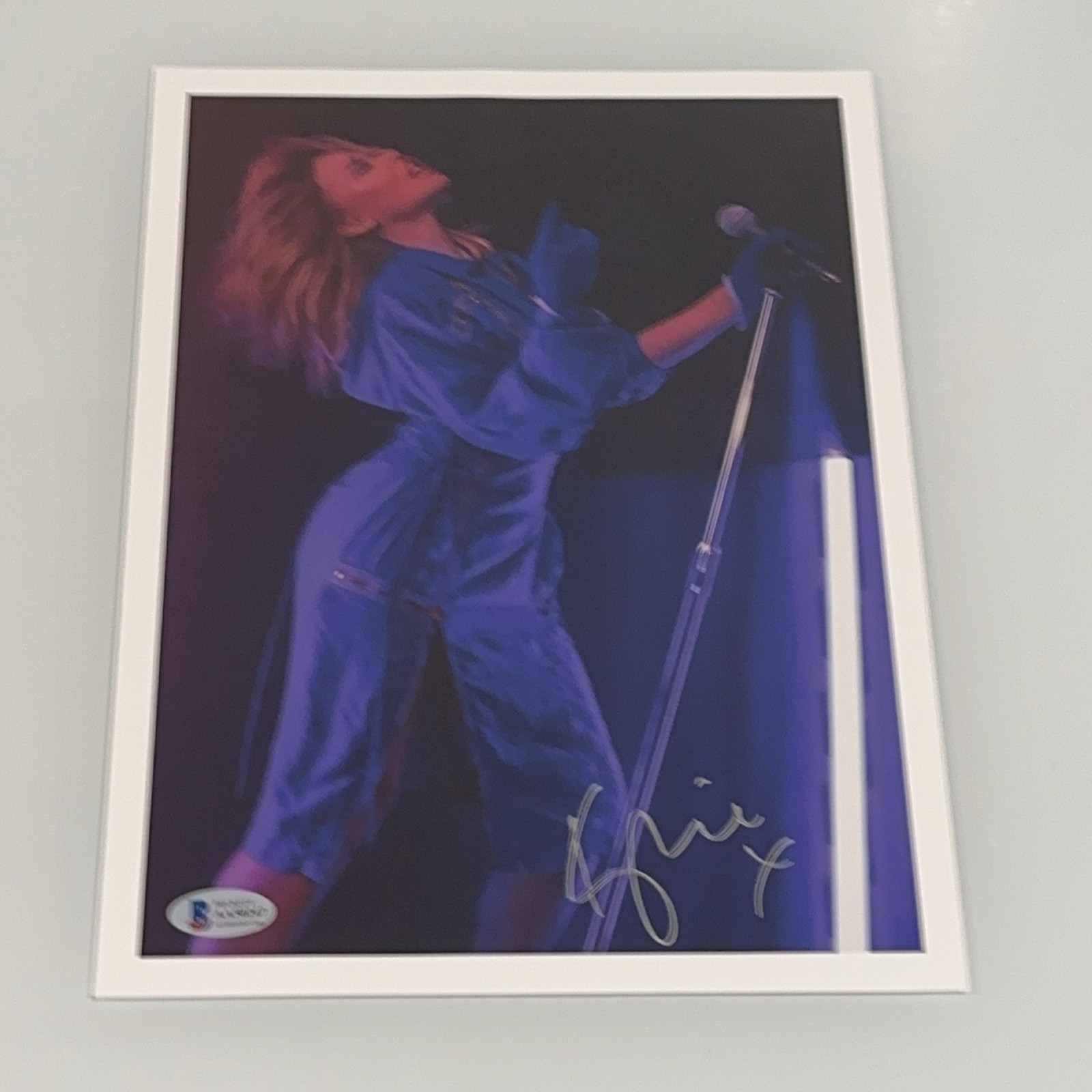 Kylie Minogue Hand Signed Autographed 8x10 Photo Beckett COA