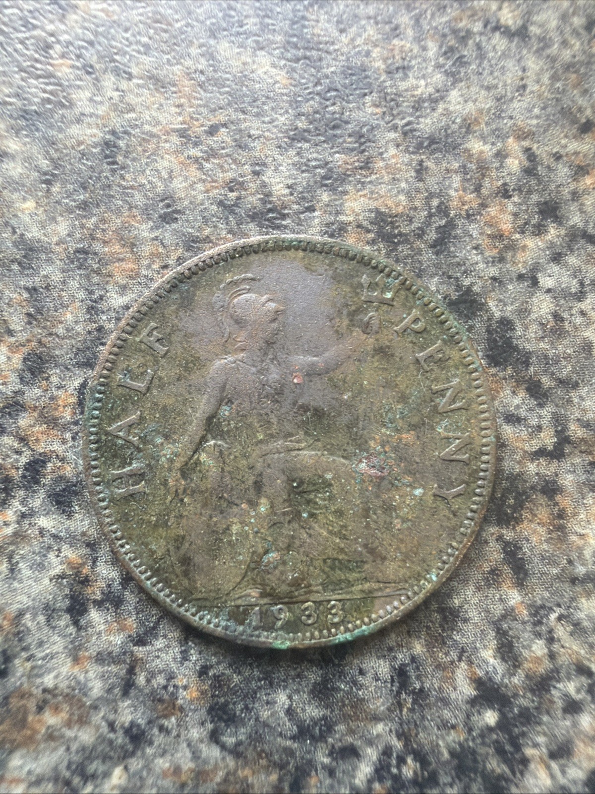 1933 UK Half Penny