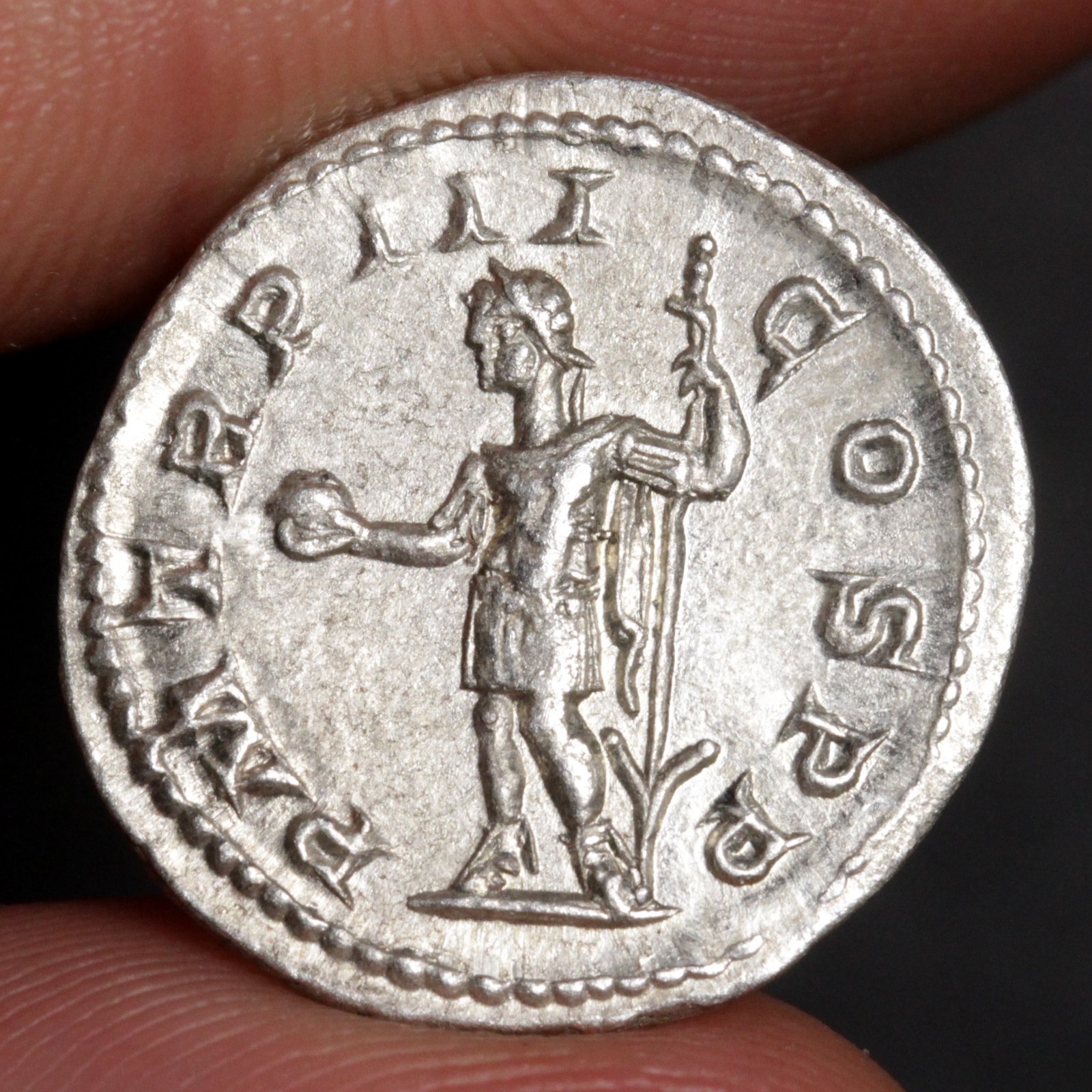 Severus Alexander Denarius XF 224AD Ancient Roman Empire Silver Coin Emperor