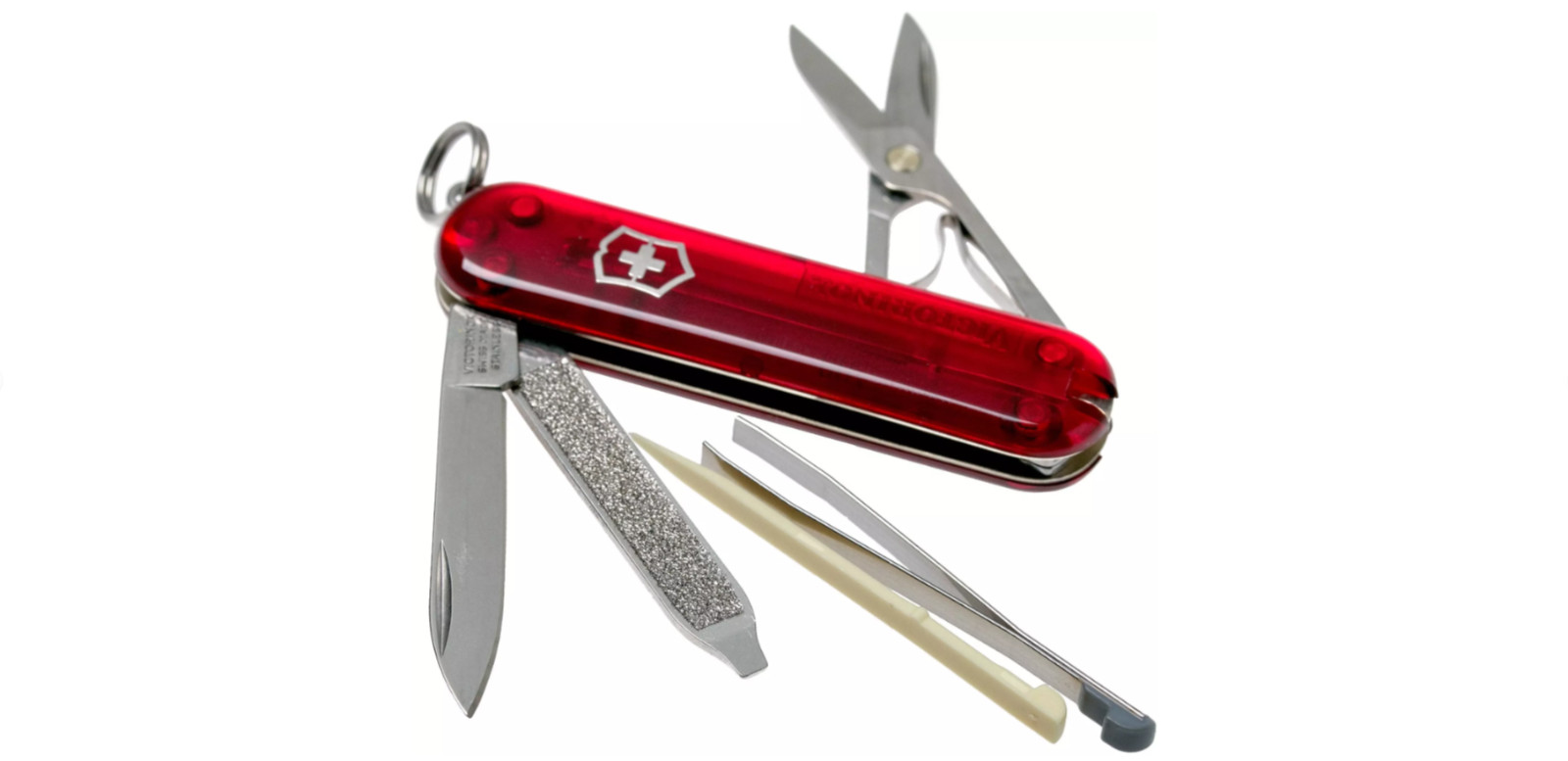 Victorinox Classic SD Swiss Army Knife Translucent Ruby NEW WITHOUT BOX Victorinox Classic SD Swiss Army Knife Translucent Ruby NEW WITHOUT BOX