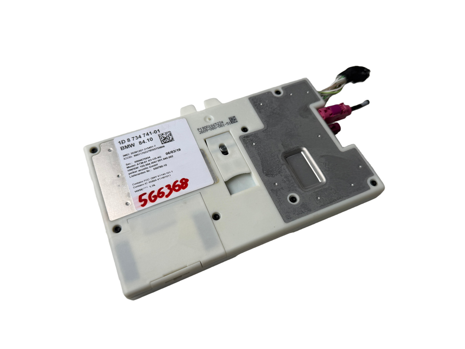 18 - 23 BMW G01 X2 X3 Telematic Communication Control Module 8 734 741 OEM 18 - 23 BMW G01 X2 X3 Telematic Communication Control Module 8 734 741 OEM