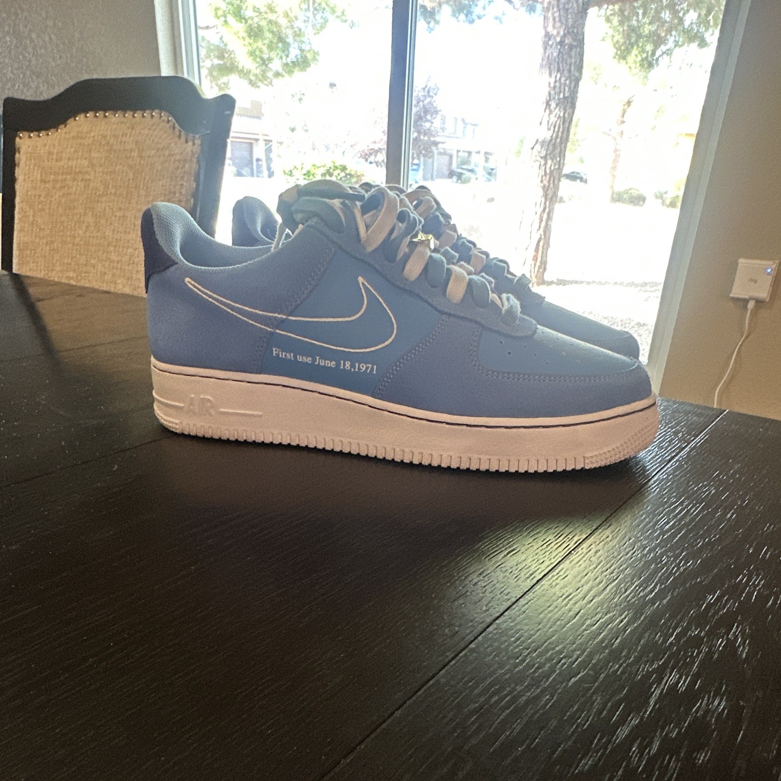 Nike Air Force 1 \'07 LV8 First Use University Blue/White Leather Low DB3597-400
