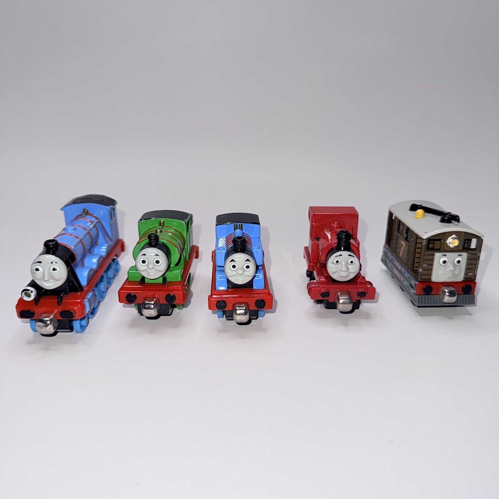 Thomas Take N Play Diecast Mattel Take Along Pushalong Lot Of 5 Thomas Take N Play Diecast Mattel Take Along Pushalong Lot Of 5
