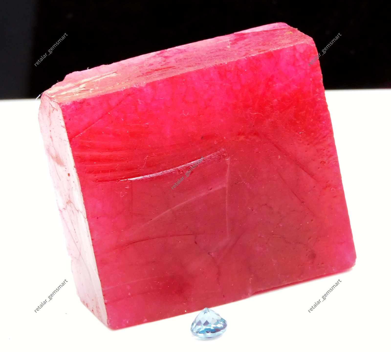 915.35 Ct Natural RED Ruby HUGE ROUGH Earth Mined CERTIFIED Loose Gemstone