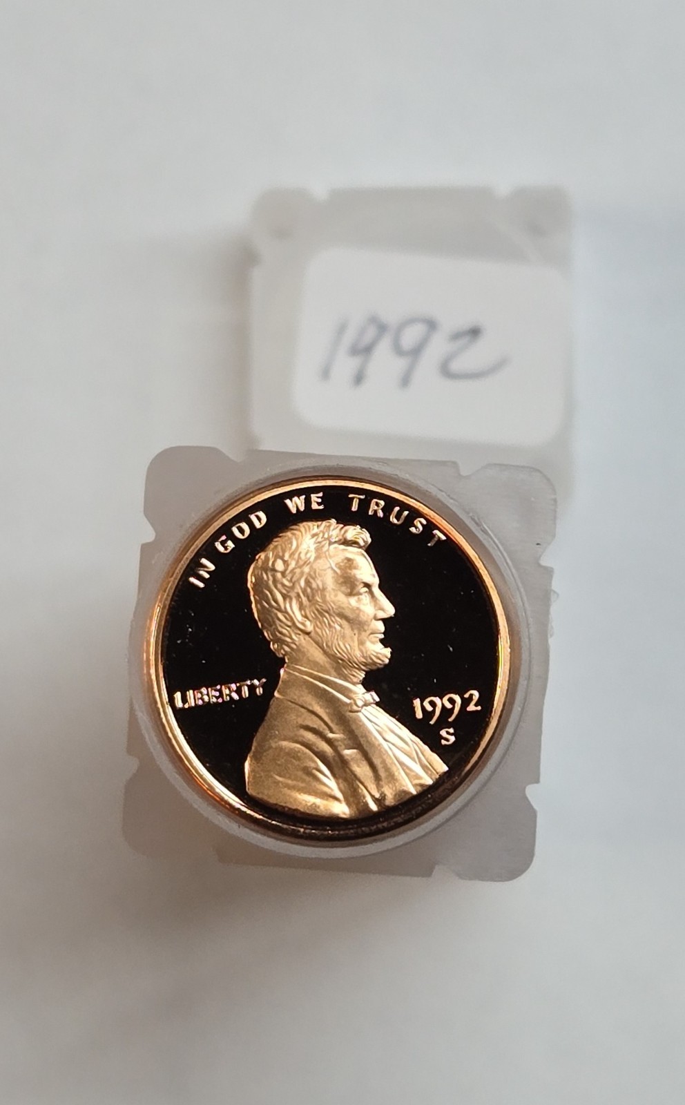 1992 S Lincoln Memorial Penny Roll Blazing Red Proof Cent Uncirculated #A509 1992 S Lincoln Memorial Penny Roll Blazing Red Proof Cent Uncirculated #A509