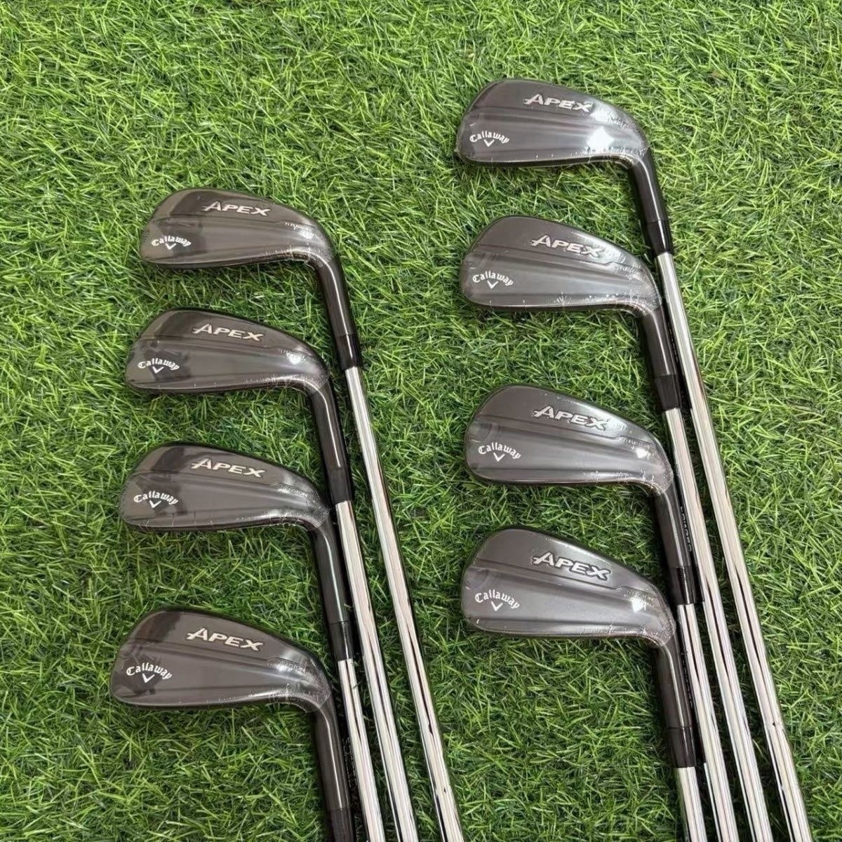 Callaway Apex Ti Fusion 5-PW Iron Set Stiff Steel Left-Handed Black
