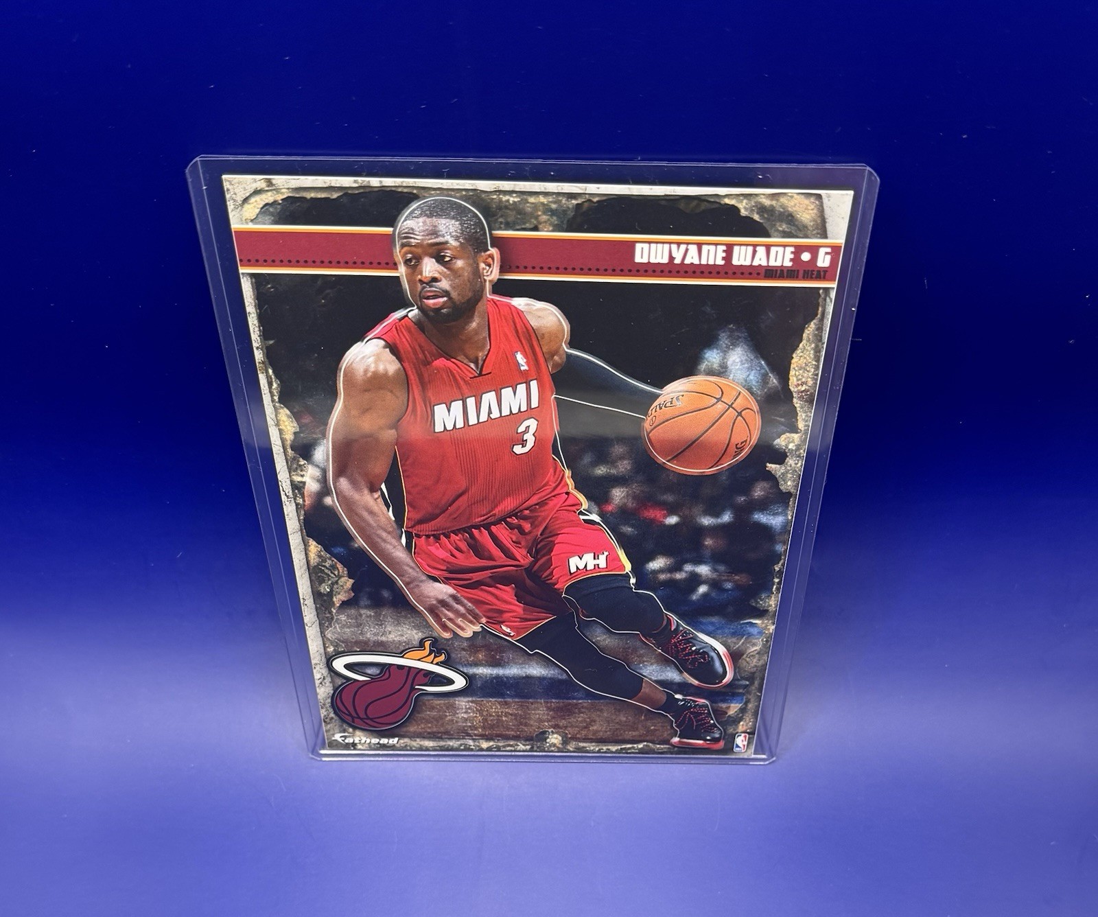 Dwyane Wade 2013-14/5”x7”Fathead NBA Sticker With 5\