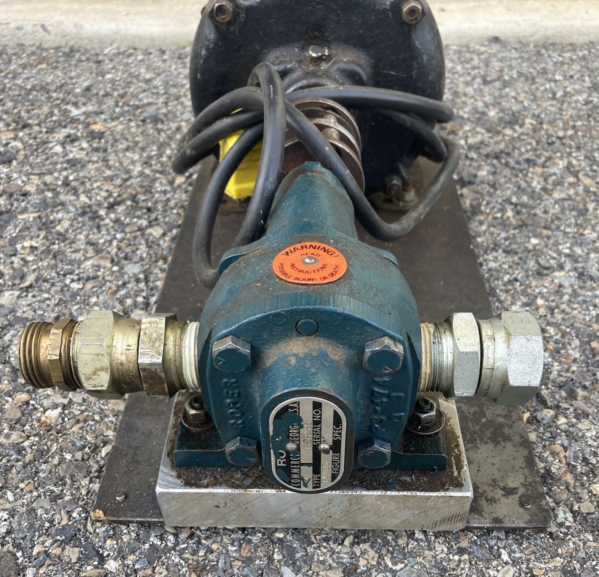 Roper 1AM03 Series Pedestal Gear Pump With Westinghouse Thermoguard Motor