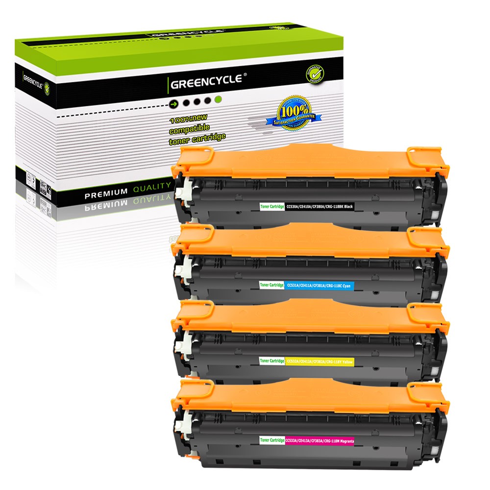 4× CC530A 304A Toner fit for HP LaserJet CP2020 CP2025N CP2025DN CP2025X CM2320N