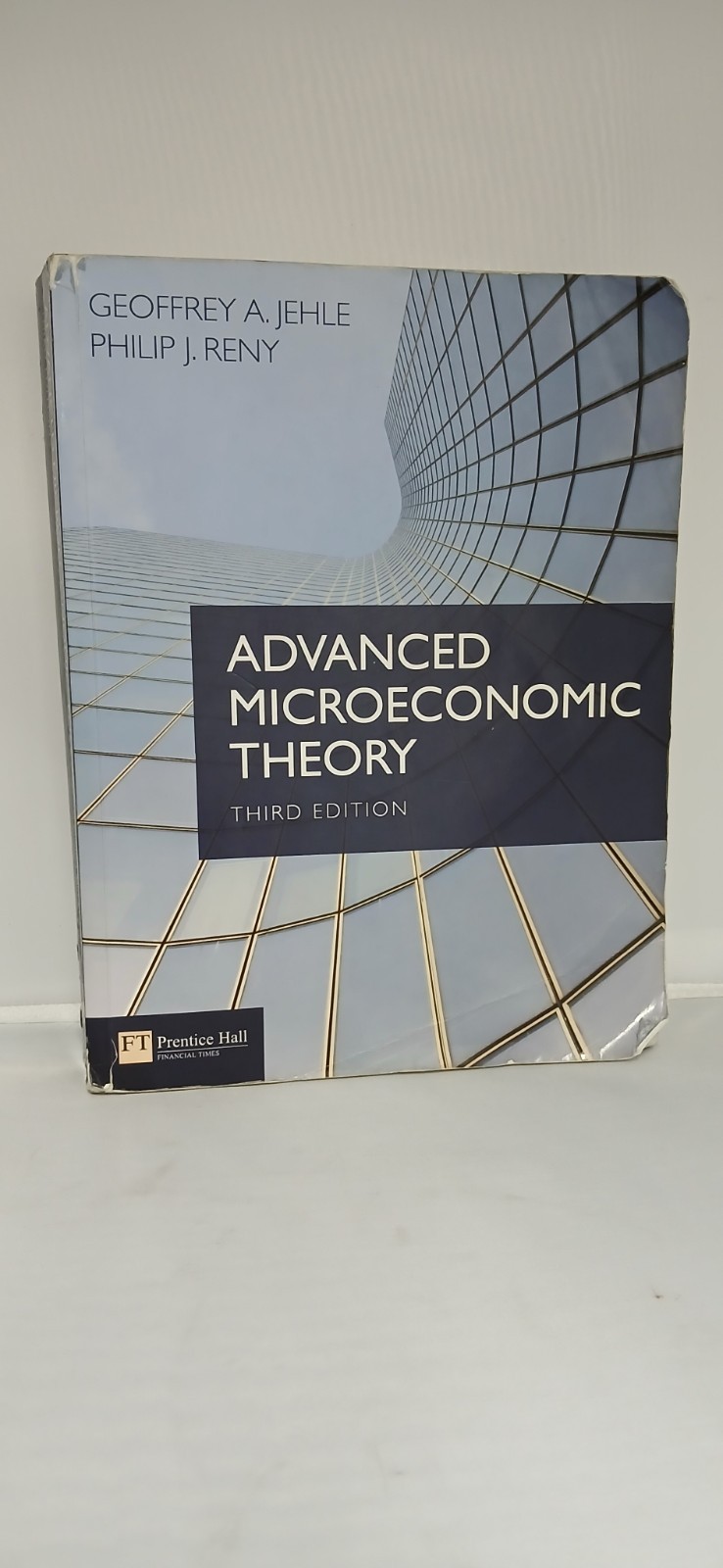 Advanced Microeconomic Theory by Geoffrey Jehle and Philip Reny (3rd Edition)