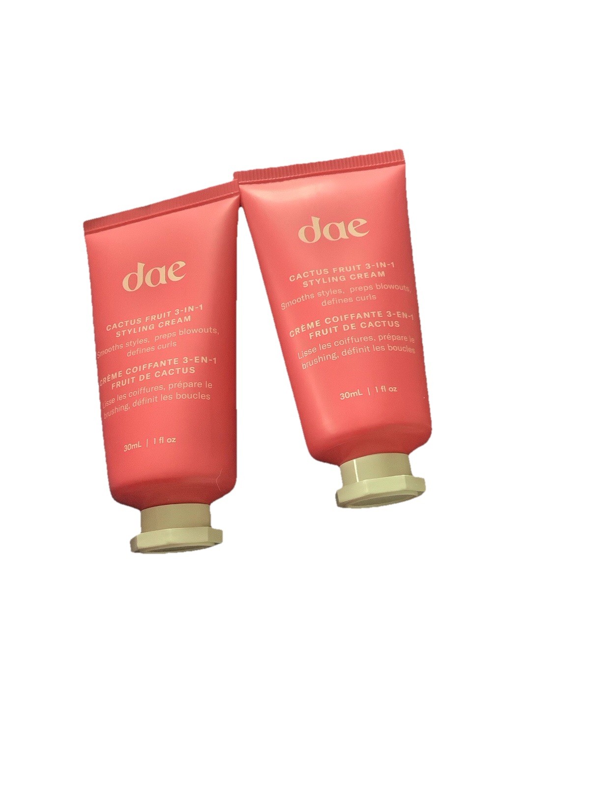 New 2 x Dae Cactus Fruit 3-in-1 Hair Styling Cream 30 ML - 1 Fl Oz Each New 2 x Dae Cactus Fruit 3-in-1 Hair Styling Cream 30 ML - 1 Fl Oz Each
