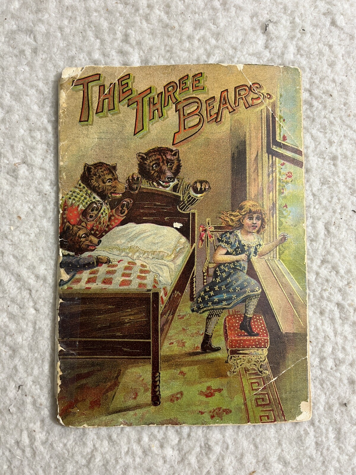 The Three Bears Nursery Tales Series circa 1900, Illustrated Antique Book