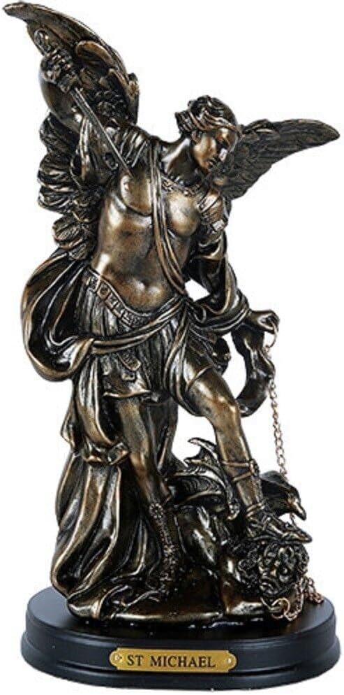 St Michael Archangel Figurine San Miguel Religious Statue 8.13
