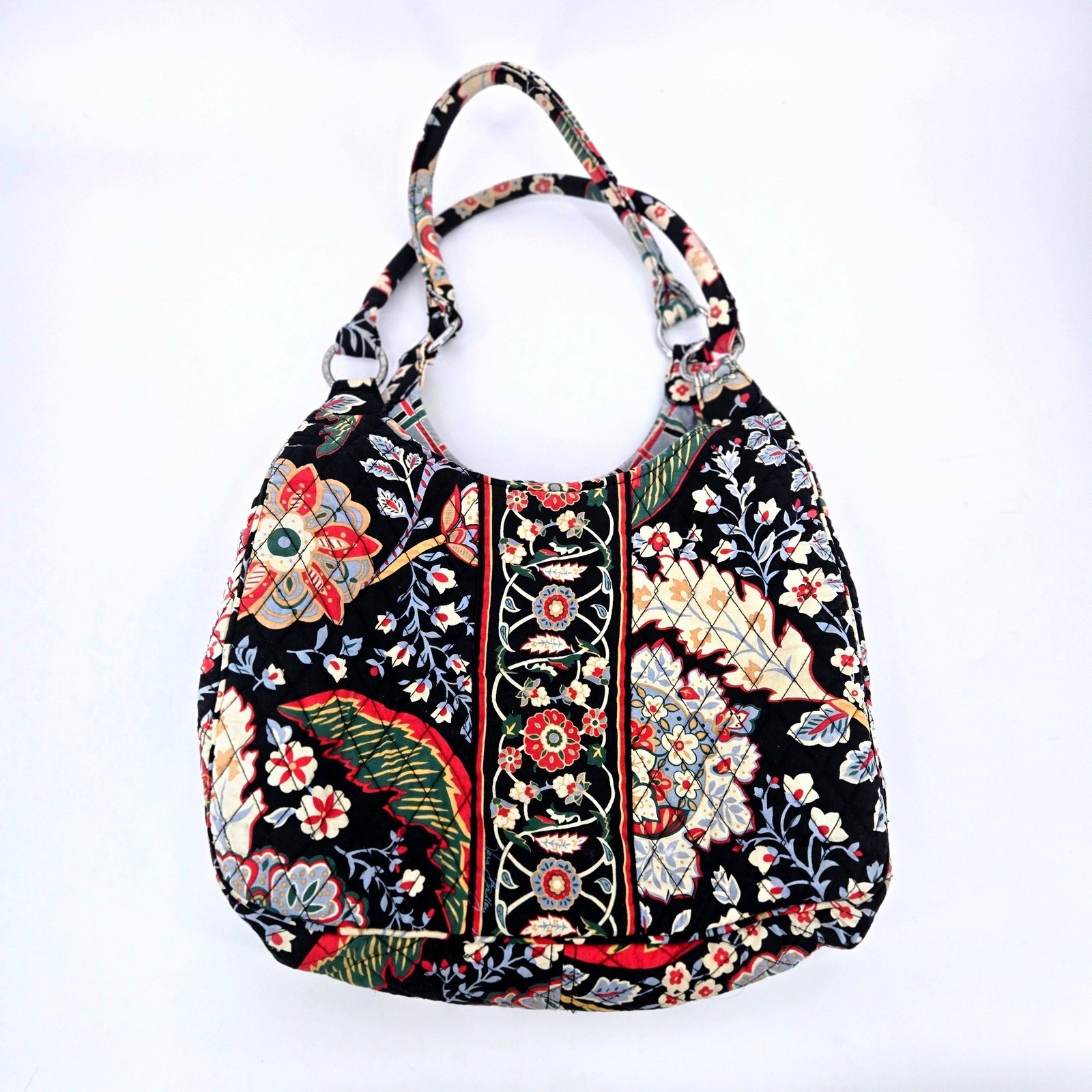 Vera Bradley Vintage Provencal Glenna Quilted Hobo Shoulder Bag Handbag Y2K