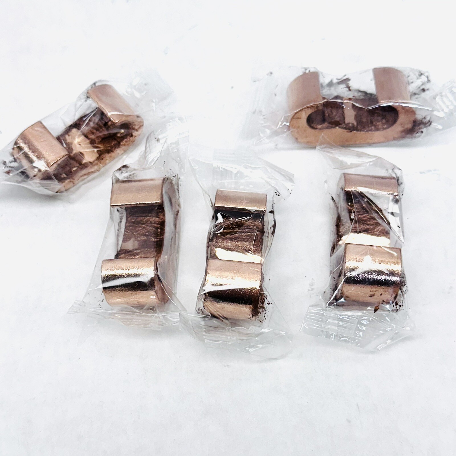 LOT OF 5 BURNDY YGHC29C26 COMPRESSION CRIMP C GROUNDING CONNECTOR