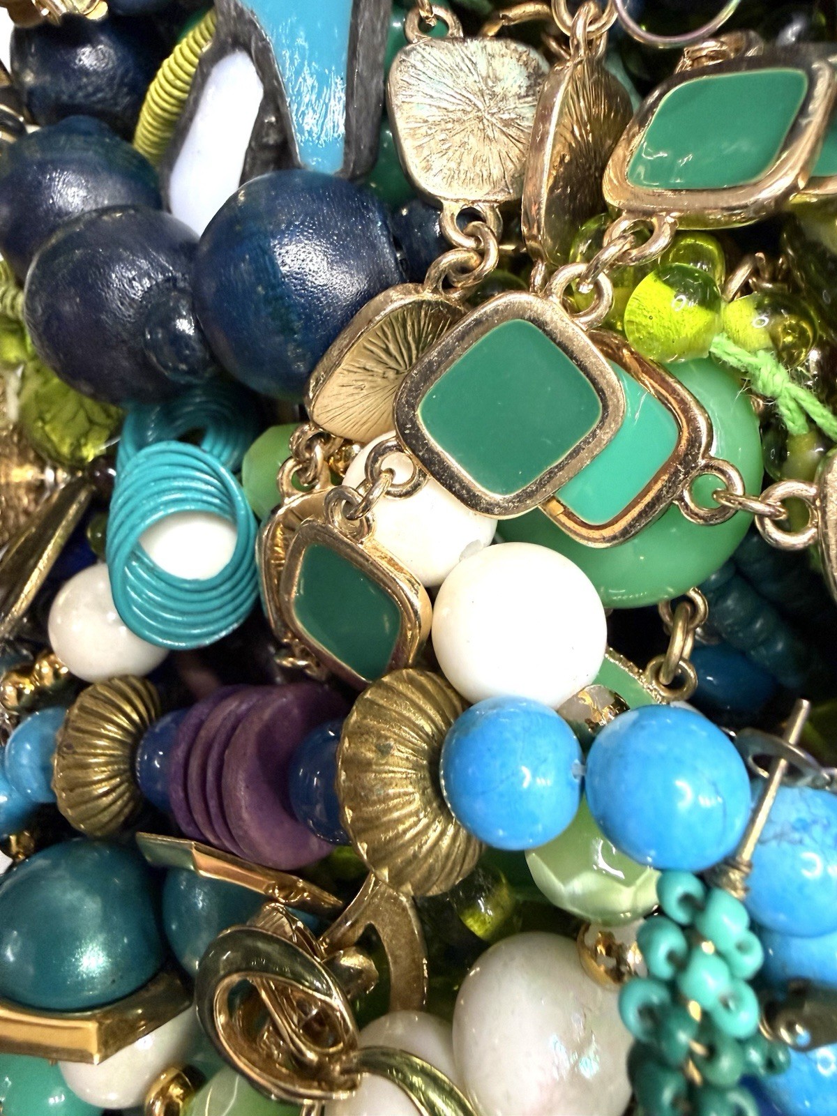 132 Pc Curated ALL VINTAGE Jewelry Lot 1950s - 1980s V3