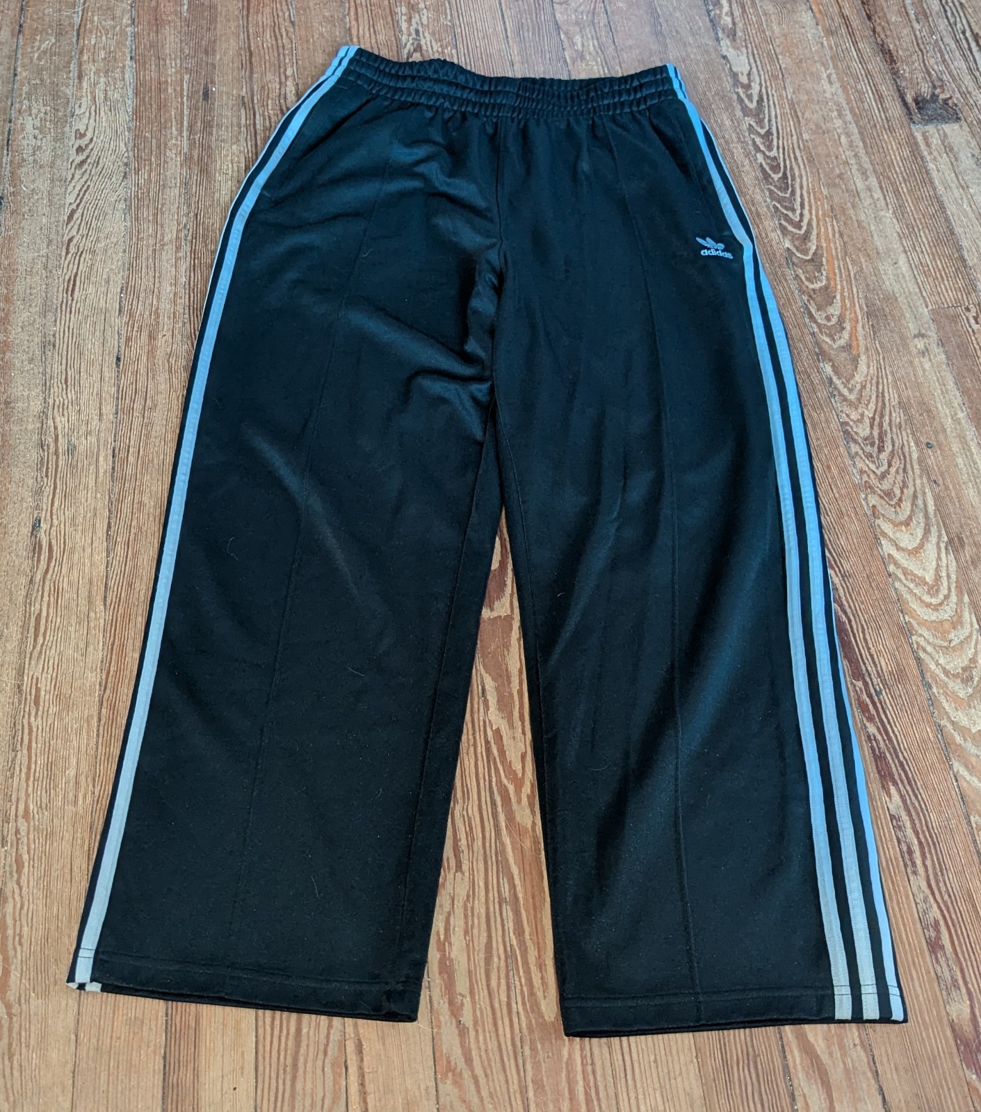 Adidas Adicolor Baggy Firebird Track Pants Mens Size M Black IZ4801 27.5\