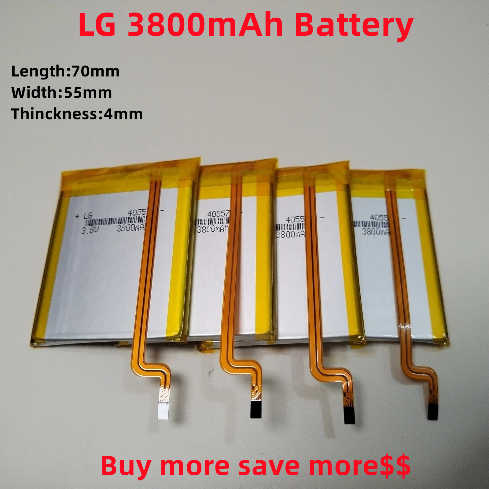 LG 3800mAh Battery Upgrade Replacement for iPod Classic 6 7 Video 5 5.5 Thin LOT
