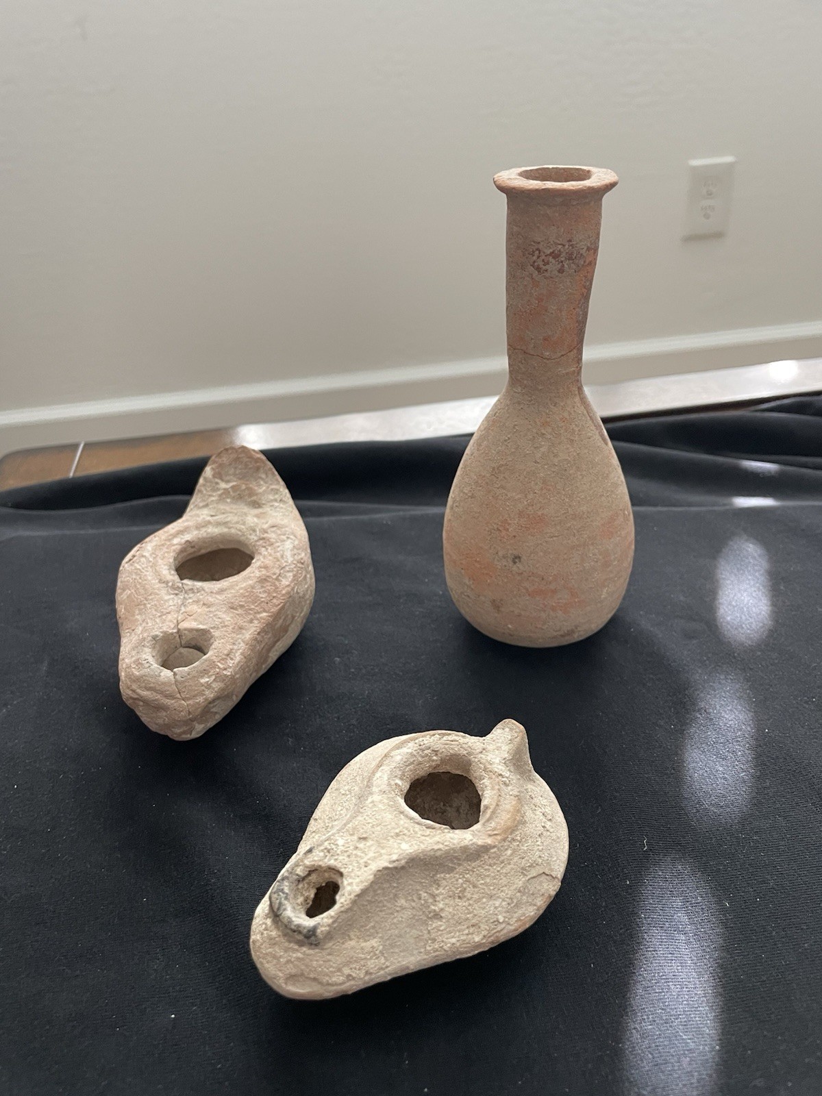 PICK ONE Ancient Holy Land Pottery Oil Lamp or Vessel - Around Time of Jesus