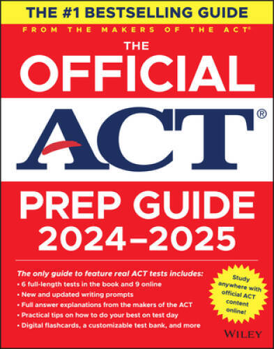 The Official ACT Prep Guide 2024-2025, (Book Online Course) - Paperback - GOOD The Official ACT Prep Guide 2024-2025, (Book Online Course) - Paperback - GOOD