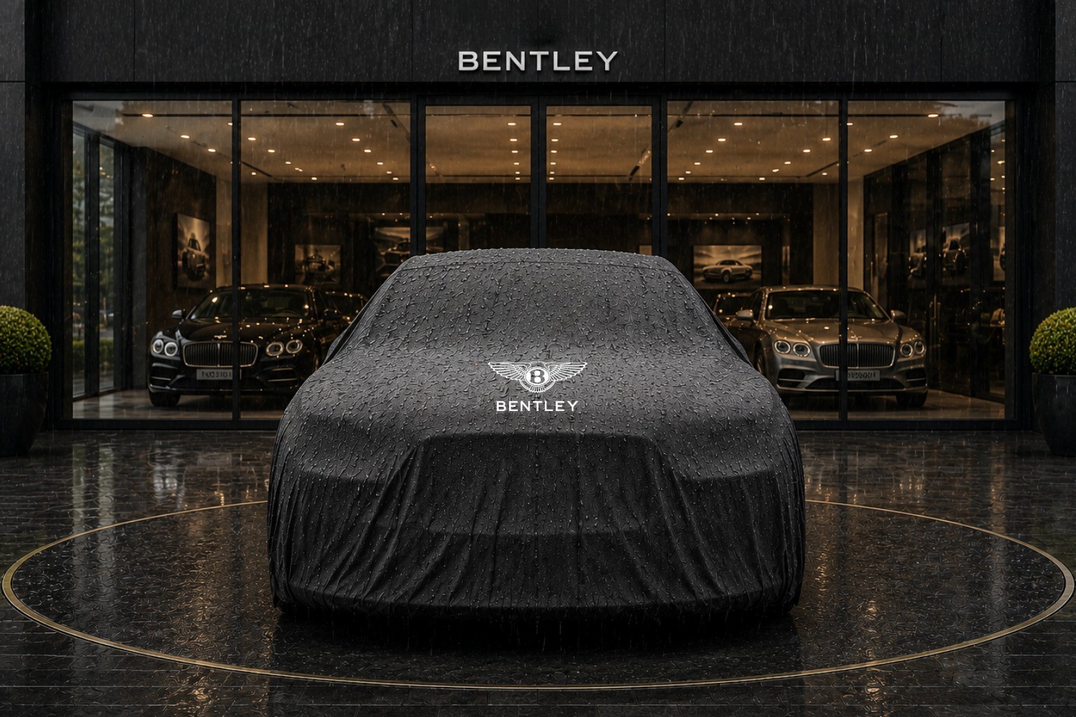 For Bentley Outdoor Car Cover Waterproof Breathable Outdoor Cover Custom FiT