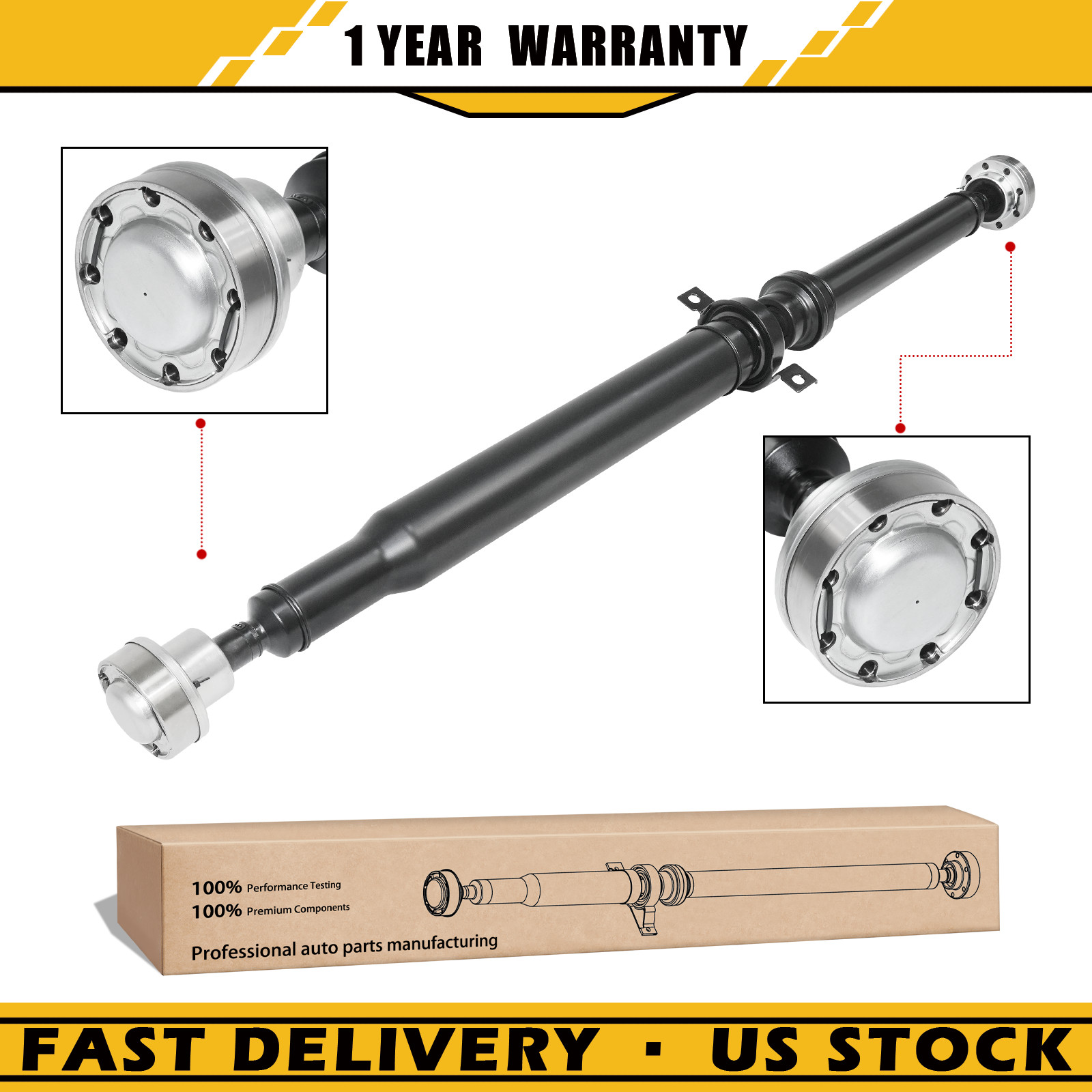 Rear Driveshaft Prop Shaft Assembly for Dodge Durango 11-19 AWD 52123633AA