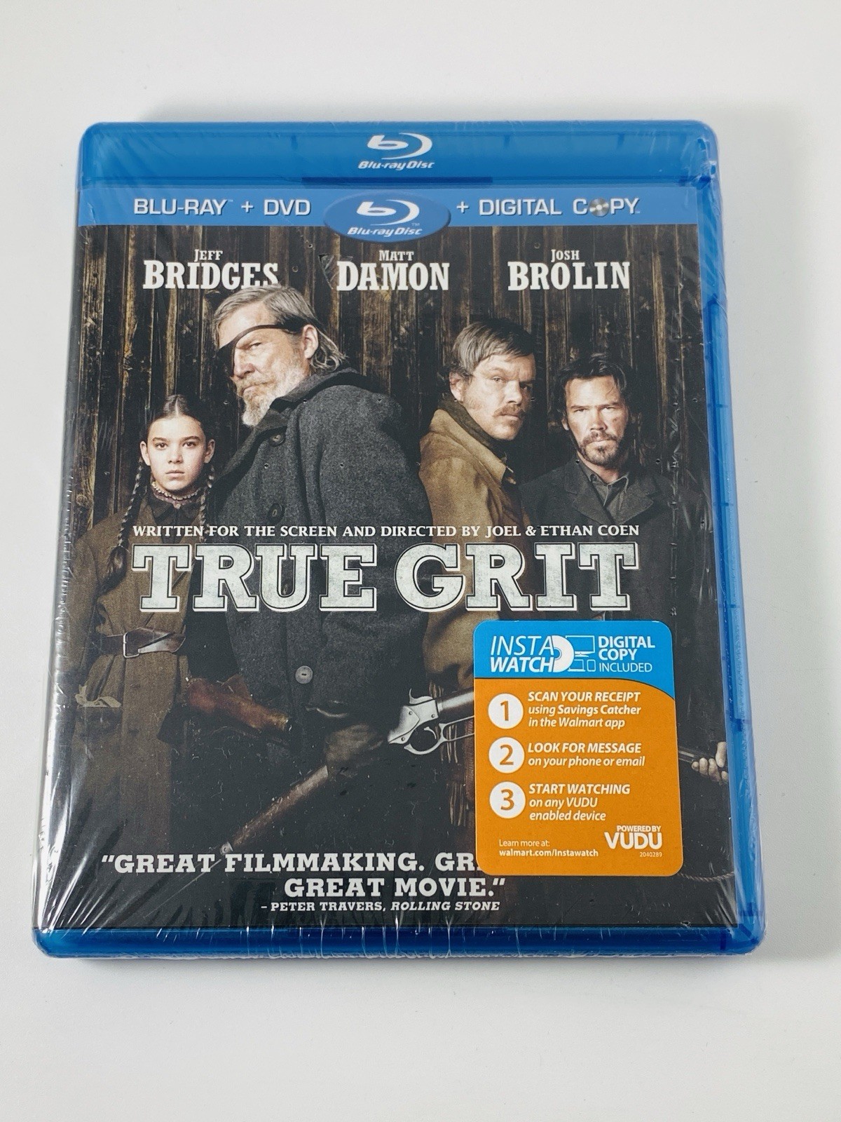 True Grit 2010 Blu-ray DVD Digital Copy Sealed Jeff Bridges Matt Damon Western True Grit 2010 Blu-ray DVD Digital Copy Sealed Jeff Bridges Matt Damon Western