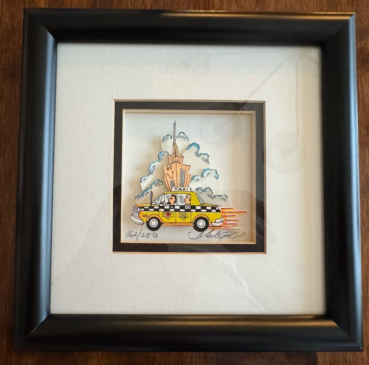 Taxi/Empire State Building 3D New York 🍎- Charles Fazzino 🚕
