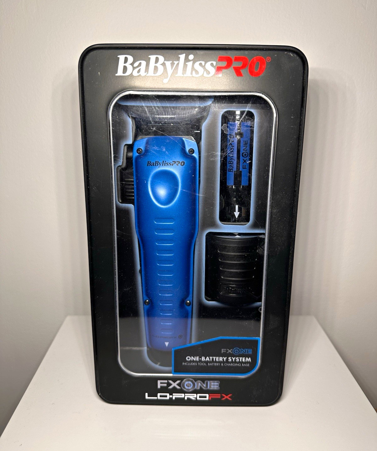 BaBylissPRO FXONE LO-PRO FX Blue Cordless Clipper Brushless Fade Blade FX829BL