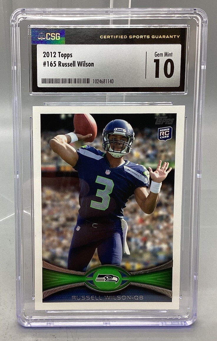 2012 Topps Russell Wilson #165 - CSG - 10 Gem Mint