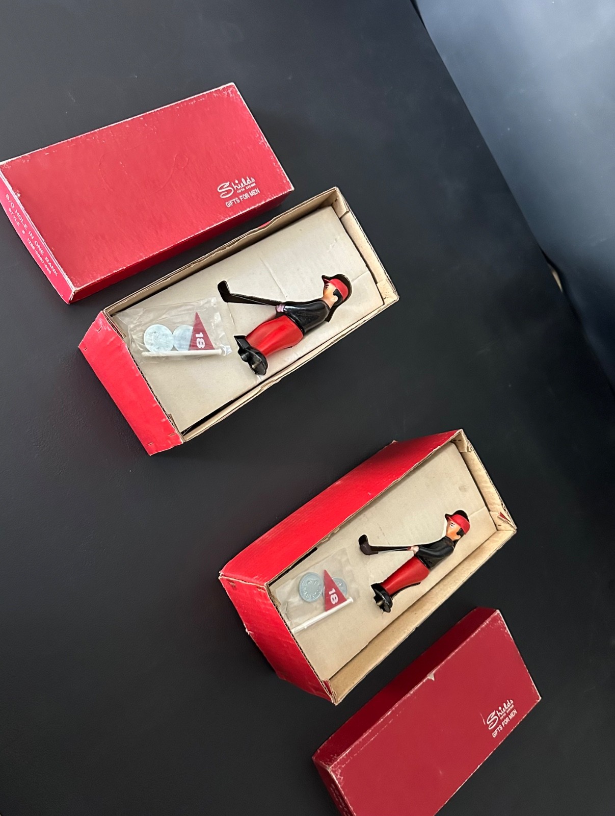 New Vintage B/O Hole in One Golf Bank – New Old Stock – Working – Original Box