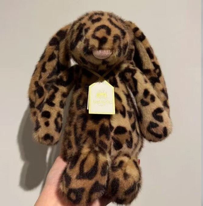 Jellycat Amuseable Cobblehop Bunny Fluffy Plush Kids Doll Gift 12.2in