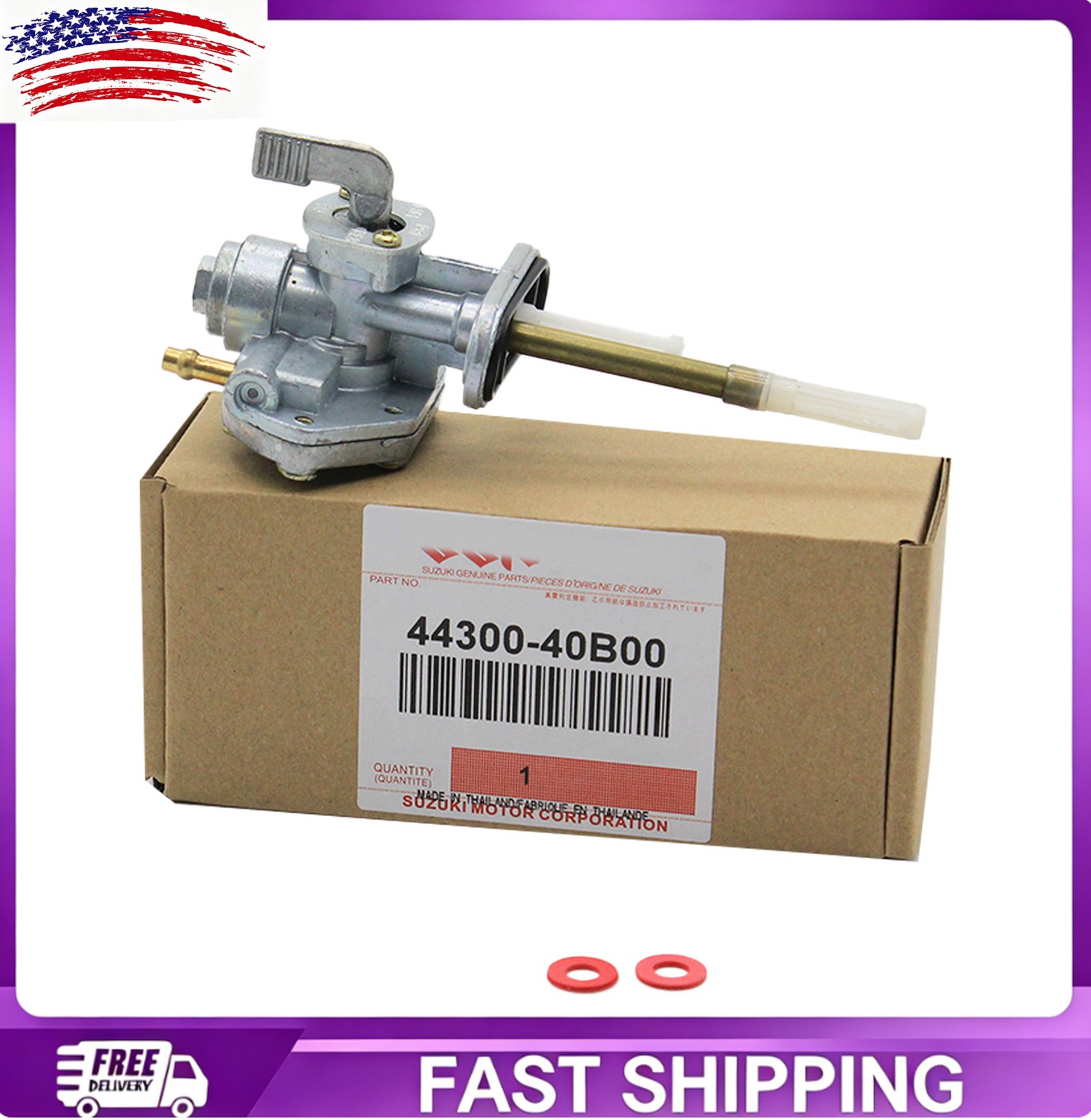 51023-S006 Fuel Petcock for Suzuki Kawasaki Multiple Models 44300-40B00