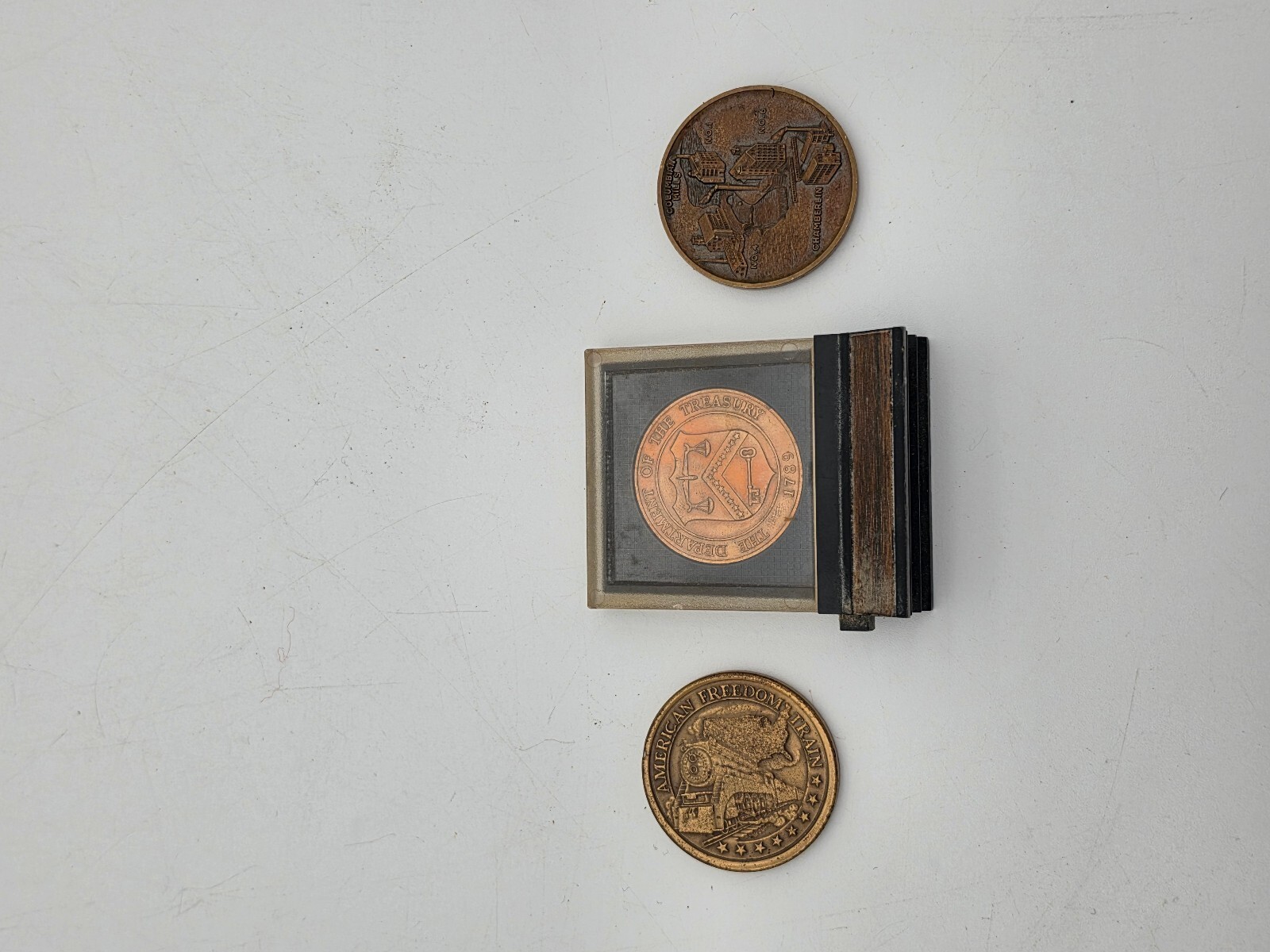 Vintage Commemorative Medal Lot American Freedom Train Denver Mint Bicentennial