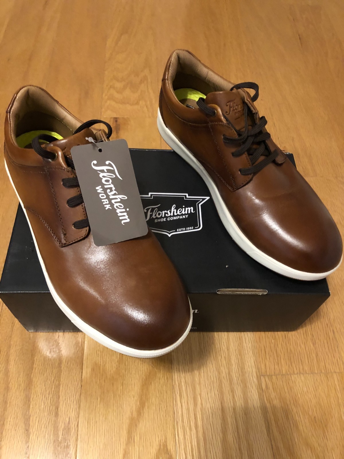 Florsheim Crossover Work Shoes MaxTRAX Steel Toe Mens Size 9.5 EEE Brown Florsheim Crossover Work Shoes MaxTRAX Steel Toe Mens Size 9.5 EEE Brown