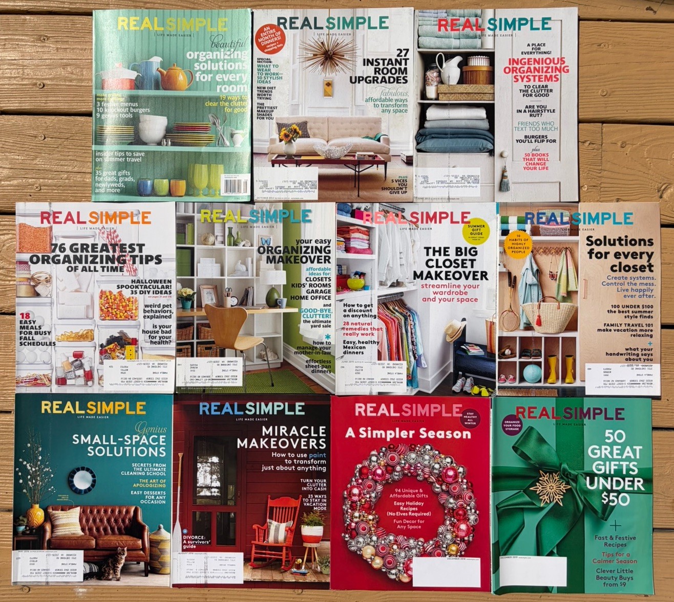 Lot of 11 REAL SIMPLE Magazines 2011 2012 2013 2014 2015 2016 2018 2019 LIKE NEW Lot of 11 REAL SIMPLE Magazines 2011 2012 2013 2014 2015 2016 2018 2019 LIKE NEW
