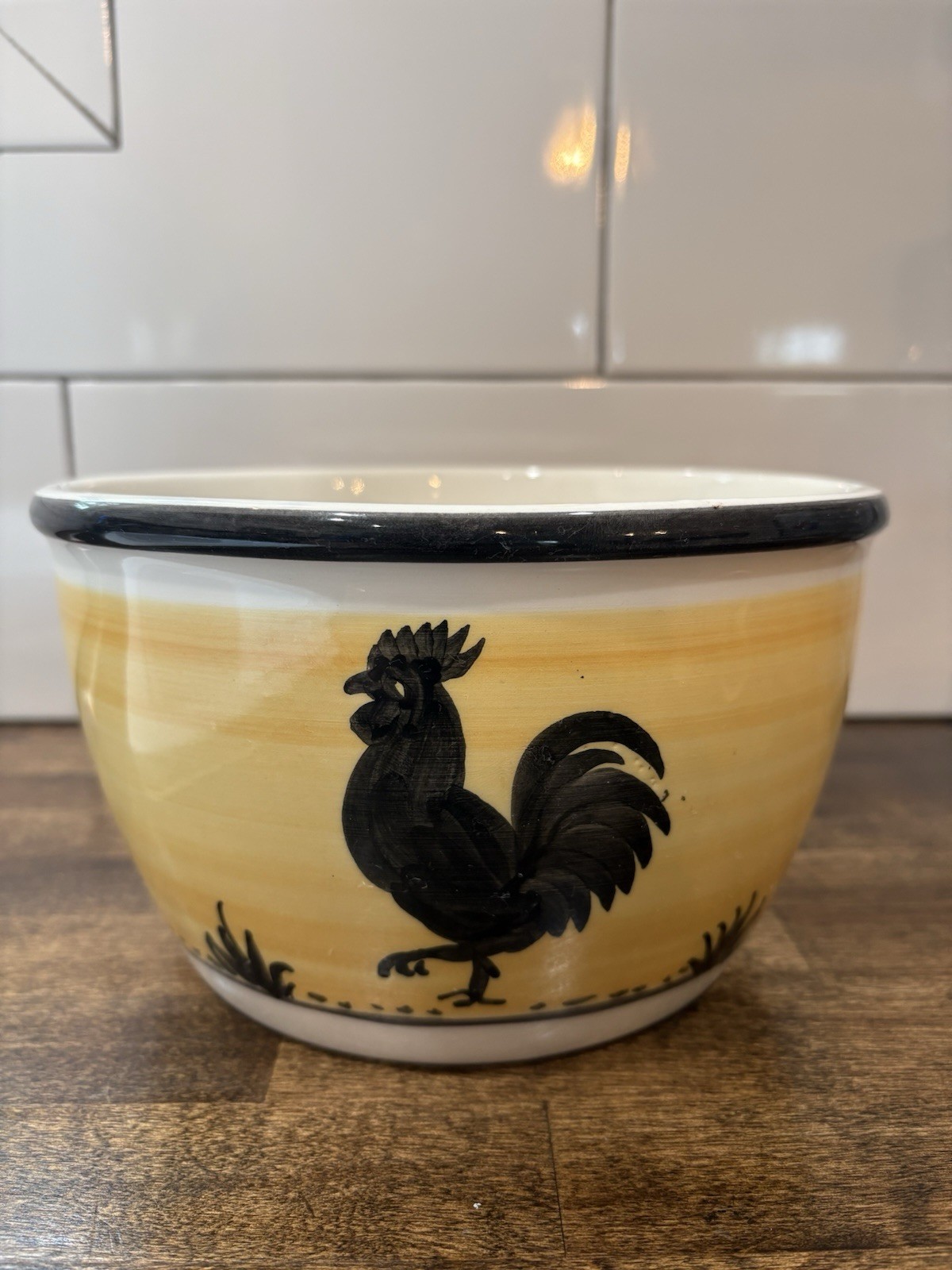 Authentic Massimo Giorgi Italian Ceramic Bowl Hand Painted Dipinto a Mano