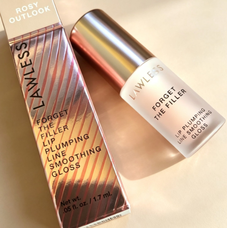 NIB 100% Authentic LAWLESS Filler Lip Plumper Line  Smoothing Gloss,0.05 oz