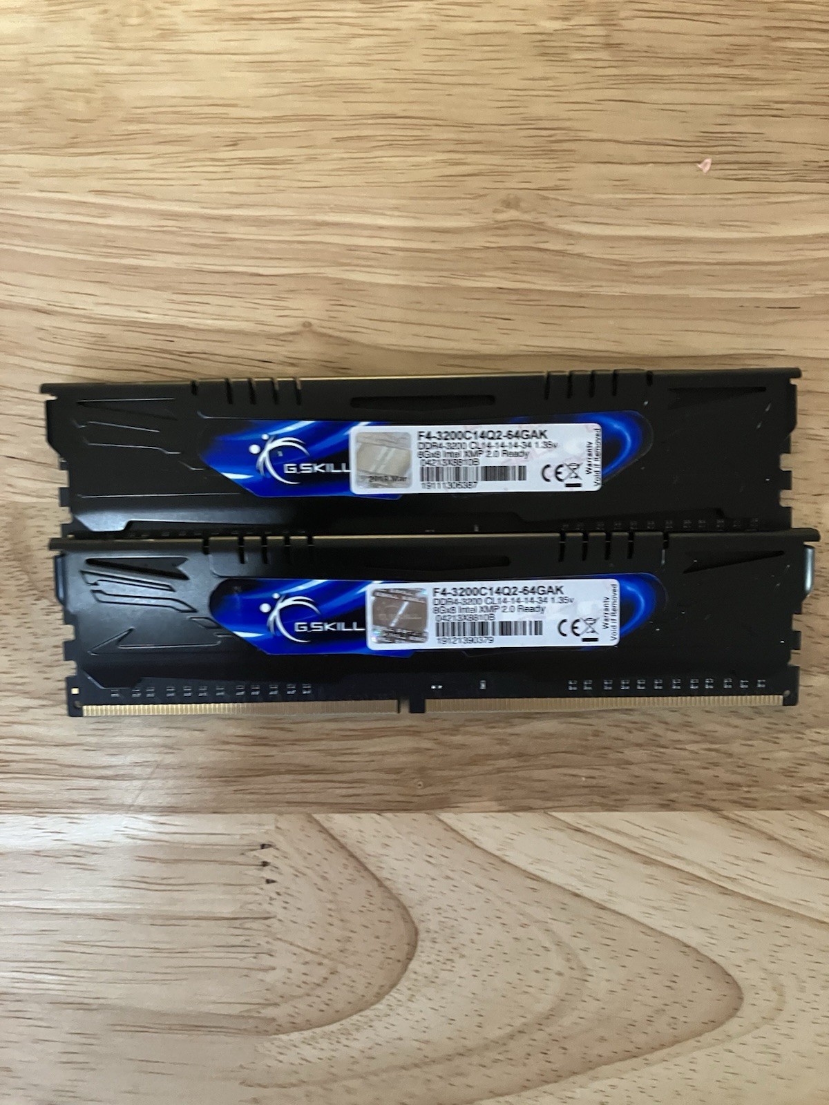 G.SKILL Ares 16GB (2x8GB) 3200 MHz *B-Die* (14-14-14-34) DDR4 3200C14 CL14