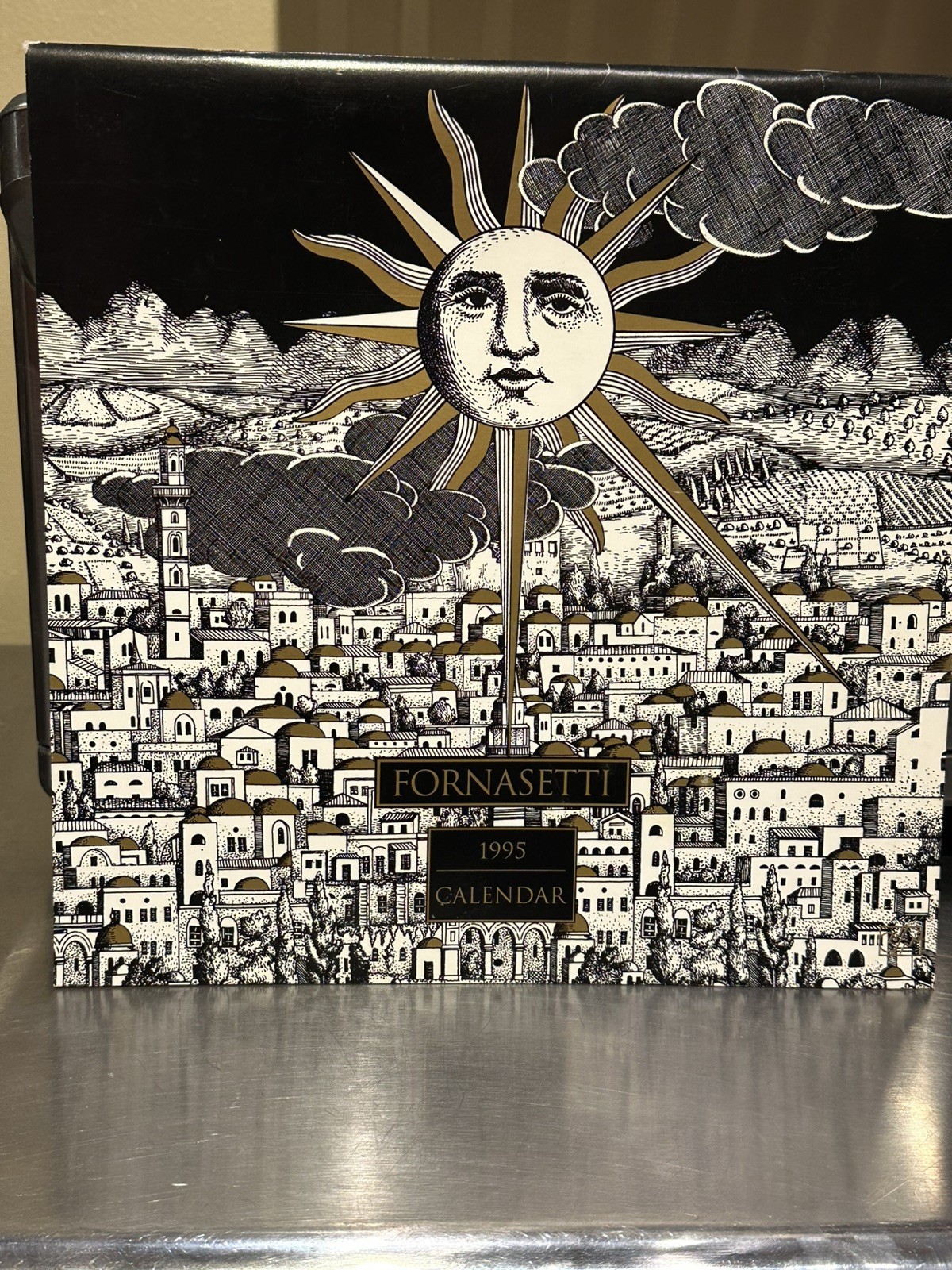 Rare 1995 Fornasetti Calendar Portfolio Set of 12 Serigraph & Silkscreen Prints